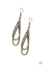 Load image into Gallery viewer, Spotlight Splendor - Brass Earrings
