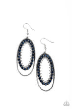 Load image into Gallery viewer, Marry Into Money - Blue Earrings