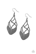 Load image into Gallery viewer, Super Swanky - Black Gunmetal Earrings