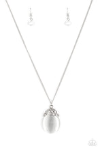 Load image into Gallery viewer, Nightcap and Gown - White Necklace