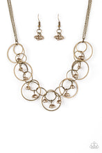 Load image into Gallery viewer, Seafront Scene - Brass Necklace