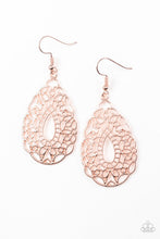 Load image into Gallery viewer, Wisteria Histeria - Rose Gold Earrings