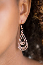 Load image into Gallery viewer, REIGNed Out - Rose Gold Earrings