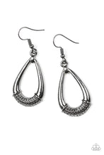 Load image into Gallery viewer, Trending Texture - Black Gunmetal Earrings