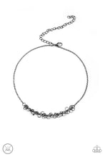 Load image into Gallery viewer, Cat Got Your Tongue? - Black Gunmetal Choker Necklace
