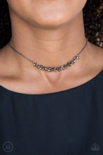Load image into Gallery viewer, Cat Got Your Tongue? - Black Gunmetal Choker Necklace