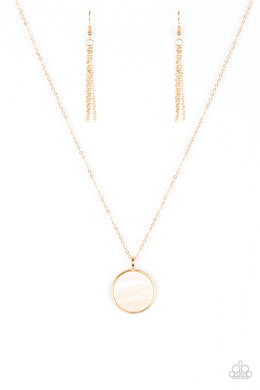 Shimmering Seashores - Gold Necklace