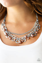 Load image into Gallery viewer, Hoppin Hearts - Brown Necklace