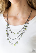 Load image into Gallery viewer, Pebble Beach Beauty - Green Necklace