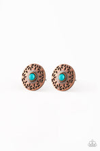 Load image into Gallery viewer, Santa Fe Fiesta - Copper Post Earrings