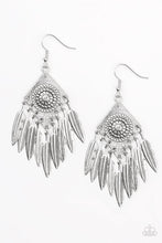 Load image into Gallery viewer, Western Rattler - Silver Earrings