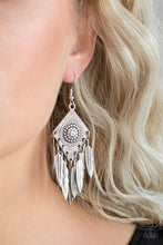 Load image into Gallery viewer, Western Rattler - Silver Earrings