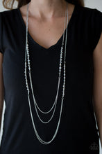 Load image into Gallery viewer, Shimmer Showdown - Silver Necklace