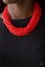 Load image into Gallery viewer, The Show Must CONGO On! - Red Necklace