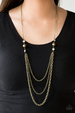 Load image into Gallery viewer, RITZ It All - Brass Necklace