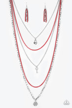 Load image into Gallery viewer, Right On Key - Red Necklace