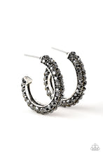 Load image into Gallery viewer, Dont Mind The STARDUST - Silver Hoop Earrings