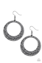 Load image into Gallery viewer, Very Victorious - Black Gunmetal Earrings