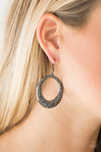 Load image into Gallery viewer, Very Victorious - Black Gunmetal Earrings