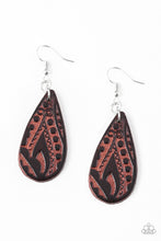 Load image into Gallery viewer, Get In The Groove - Brown Earrings