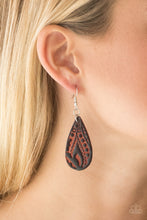 Load image into Gallery viewer, Get In The Groove - Brown Earrings