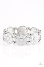 Load image into Gallery viewer, Dancing Dahlias - Silver Bracelet
