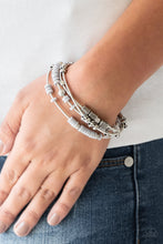 Load image into Gallery viewer, Tribal Spunk - Silver Set of Bracelets