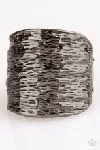 Load image into Gallery viewer, Paleo Patterns - Black Gunmetal Ring