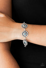 Load image into Gallery viewer, Funky Flower Child - Blue Bracelet