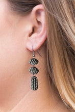 Load image into Gallery viewer, Nine to HIVE - Black Gunmetal Earrings
