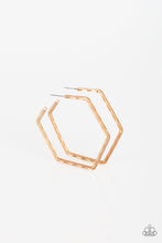 Load image into Gallery viewer, Metro Metric - Gold Hoop Earrings