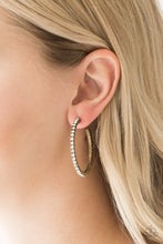 Load image into Gallery viewer, Must Be The Money - Brass Hoop Earrings