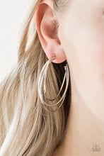 Load image into Gallery viewer, Jumpin Through Hoops - Silver Hoop Earrings