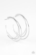 Load image into Gallery viewer, Jumpin Through Hoops - Silver Hoop Earrings