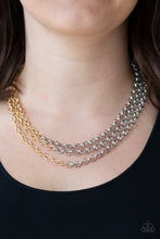 Load image into Gallery viewer, Metro Madness - Silver Necklace