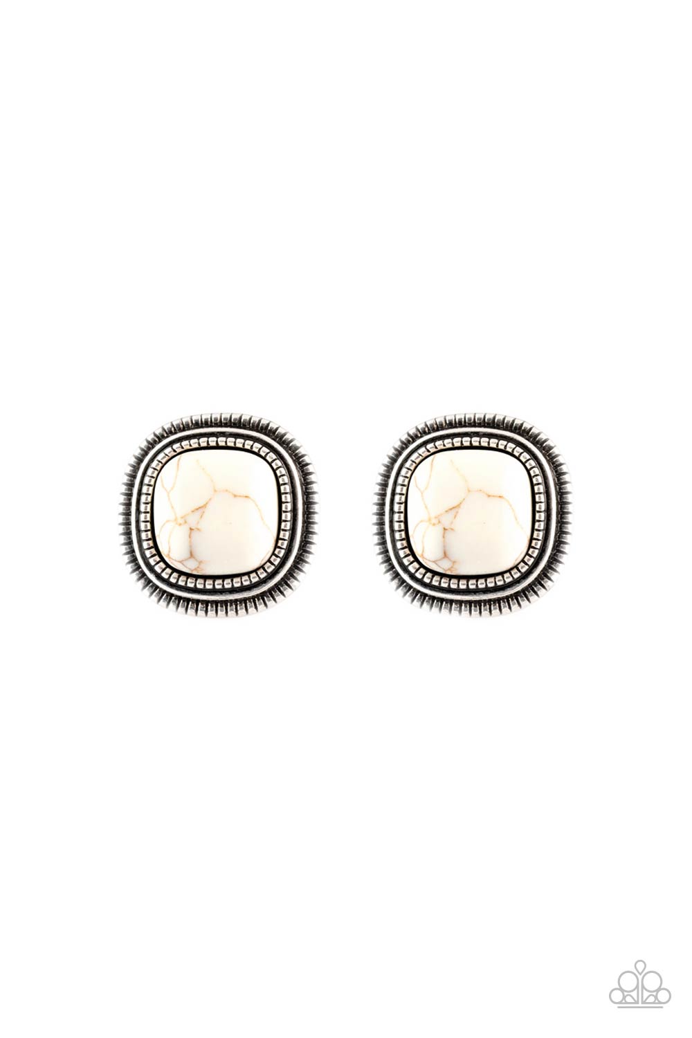 FRONTIER-Runner - White Earrings