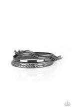 Load image into Gallery viewer, Zesty Zimbabwe - Black Gunmetal Set of Bracelets