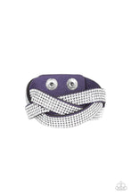 Load image into Gallery viewer, Nice Girls Finish Last - Blue Bracelet