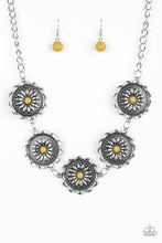 Load image into Gallery viewer, Me-dallions, Myself, and I - Yellow Necklace
