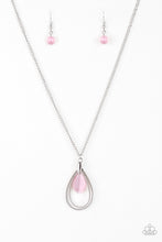 Load image into Gallery viewer, Teardrop Tranquility - Pink Necklace