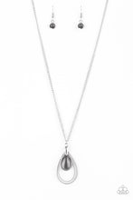 Load image into Gallery viewer, Teardrop Tranquility - Black Necklace