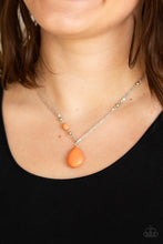 Load image into Gallery viewer, Peaceful Prairies - Orange Necklace