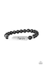 Load image into Gallery viewer, Fearless Faith - Black Bracelet