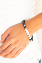 Load image into Gallery viewer, Fearless Faith - Black Bracelet