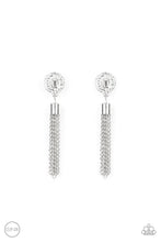 Load image into Gallery viewer, Perfectly Prestigious - White Clip-On Earrings
