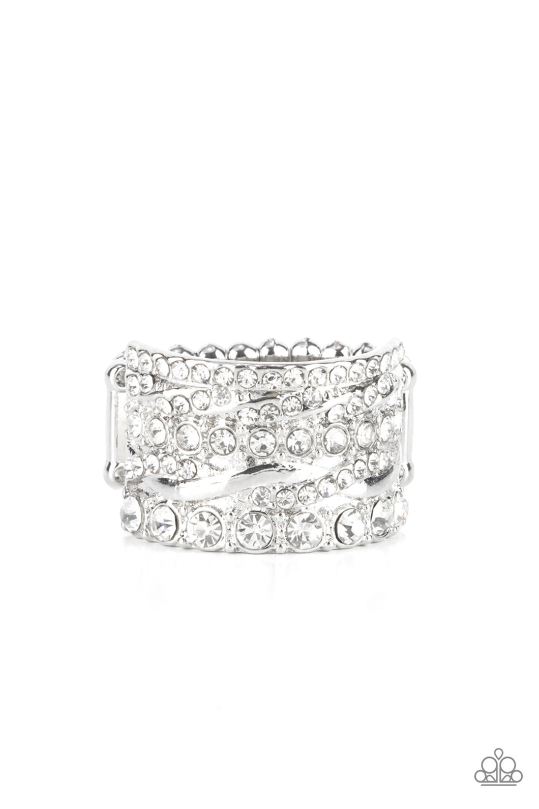 Exclusive Elegance - White Ring