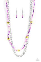 Load image into Gallery viewer, Happy Looks Good on You - Purple Necklace