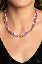 Load image into Gallery viewer, Happy Looks Good on You - Purple Necklace