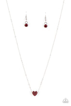 Load image into Gallery viewer, Hit Em Where It HEARTS - Red Necklace