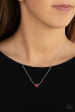 Load image into Gallery viewer, Hit Em Where It HEARTS - Red Necklace